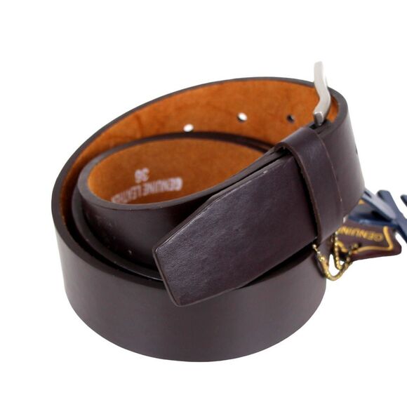 NWT Firenze BLACK GENUINE LEATHER 1 3/8"Wd CASUAL DRESS MEN'S BELT Sz 36 (I59 - Picture 4 of 12